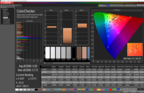 CalMAN: Colorchecker - no calibrado