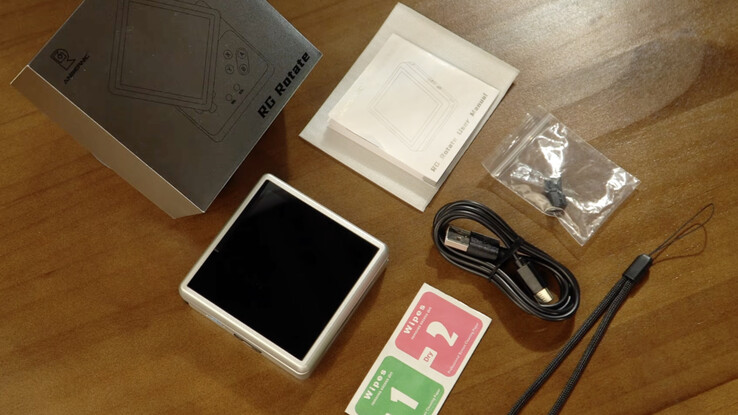 Un vistazo a lo que Anbernic incluirá con los pedidos de RG Rotate.