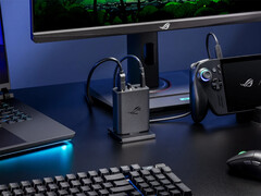 El ROG 100W Gaming Charger Dock viene en un único acabado negro y pesa más de 300 g. (Fuente de la imagen: Asus)