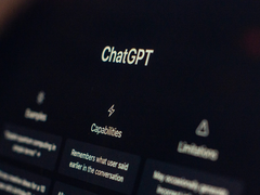Pantalla de inicio de ChatGPT