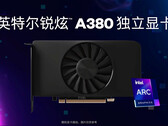 El Intel ARC A380 ya está disponible en China por unos 153 dólares (Fuente de la imagen: Intel)