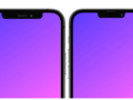 Un render del notch del iPhone 13 comparado con el actual del iPhone 12. (Imagen: @RendersbyIan)