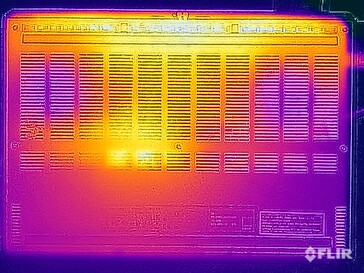 Prueba de tensión de temperaturas superficiales (abajo)