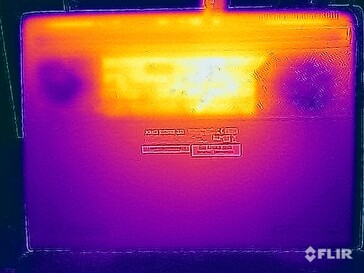 Prueba de resistencia a las temperaturas de la superficie (parte inferior)