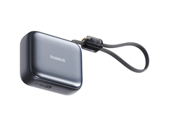 El banco de energía Baseus PicoGo AC22 Ultra Mini de 10.000 mAh, en la imagen sobre fondo blanco. (Fuente de la imagen: Baseus)