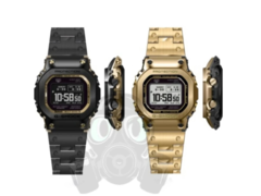 De izquierda a derecha: Casio G-Shock GMW-BZ5000GD-1 y GMW-BZ5000GD-9. (Fuente de la imagen: @geesgshock en Instagram)