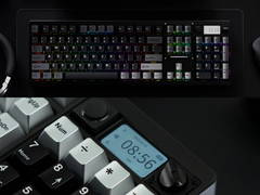 El Chilkey ND104 (en la imagen) incorpora una pantalla de calculadora sobre el teclado numérico. (Fuente de la imagen: Chilkey - editado)