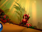 Captura de pantalla del juego Another Crab's Treasure que muestra los entornos y la jugabilidad. (Fuente de la imagen: Steam - Editado)