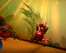 Captura de pantalla del juego Another Crab's Treasure que muestra los entornos y la jugabilidad. (Fuente de la imagen: Steam - Editado)