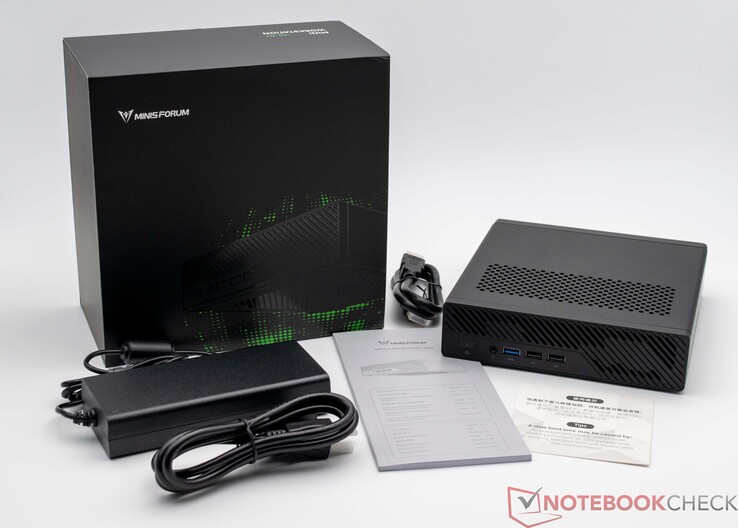 Volumen de suministro del Minisforo MS-01