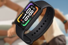 El panel AMOLED de la Redmi Smart Band Pro tiene una resolución de 194x368. (Fuente de la imagen: Xiaomi - editado)