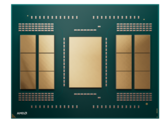 AMD Ryzen Threadripper Pro 9995WX cuenta con 12 unidades de cómputo a cada lado del lado de E/S. (Fuente de la imagen: AMD)