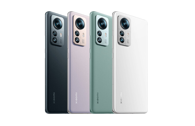 El Xiaomi 12S Pro en sus cuatro opciones de color. (Fuente de la imagen: Xiaomi)