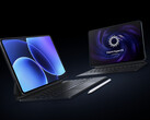 La Pad 8 y la Pad 8 Pro con el teclado y los accesorios stylus oficiales de Xiaomi. (Fuente de la imagen: Xiaomi)