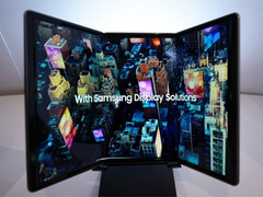 Samsung podría lanzar al menos una generación más de plegables antes de llegar a su primer tríptico. (Fuente de la imagen: Samsung Display)