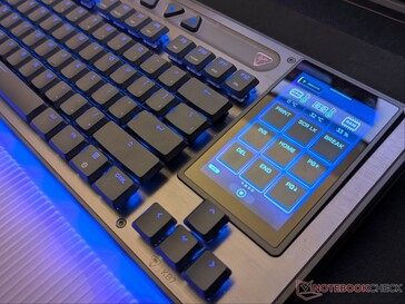 Pantalla táctil de control en el KB7.