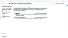 Perfil energético de HP en Windows