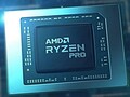 El procesador AMD Ryzen 7 PRO 6850H es capaz de producir una velocidad de reloj boost máxima de 4,7 GHz. (Fuente de la imagen: AMD - editado)