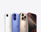 Imagen promocional que muestra las cámaras de todas las variantes del iPhone 16 sobre fondo gris. (Fuente de la imagen: Apple)