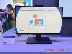 El Asus ExpertCenter P600 AiO puede configurarse con una CPU con hasta 50 TOPs NPU. En la imagen: el modelo de 27 pulgadas. (Fuente de la imagen: Notebookcheck)