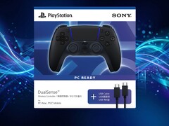 Se muestra el paquete para PC del mando PlayStation DualSense PS5
