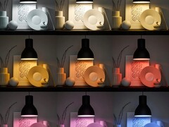 La nueva bombilla LED TRÅDFRI Smart GU10 puede producir luz blanca y de color. (Fuente de la imagen: IKEA)