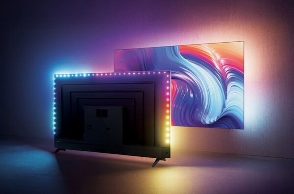 El televisor Philips Ambilight tiene tiras de luz LED integradas. (Fuente de la imagen: Philips)