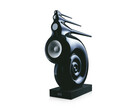 Imagen promocional del famoso altavoz de suelo de Bowers &amp; Wilkin, Nautilus, sobre fondo blanco. (Fuente de la imagen: Bowers &amp; Wilkins)