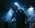 Una captura de pantalla de Keanu Reeves como Johnny Silverhand en Cyberpunk 2077 (fuente de la imagen: SteamDB)