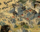 Una imagen en la que se ve un castillo en Stronghold Crusader 2.