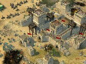 Una imagen en la que se ve un castillo en Stronghold Crusader 2.