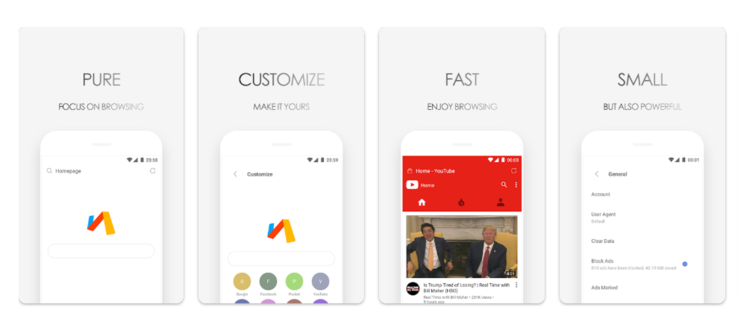 A través del navegador Android 