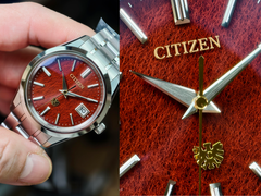 A distancia macro, las fibras individuales del Citizen AQ4100-65X tienen un aspecto muy tridimensional.