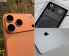 el iPhone 17 Pro Max, el RedMagic 11 Pro y el iPad Pro M5 mostrados uno al lado del otro, destacando los diferentes diseños de hardware para juegos móviles (Fuente de la imagen: Notebookcheck)