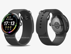 Hasta ahora sólo han aparecido renders basados en CAD que muestran el Pixel Watch 4. (Fuente de la imagen: Android Headlines &amp;amp; OnLeaks)