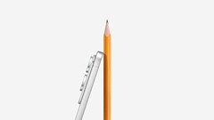 El S25 Edge (con lápiz para la escala). (Fuente de la imagen: Samsung)