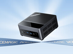 El precio de preventa del F5A comienza en 639 dólares con el código de descuento ACEFANF5A. En la imagen: una foto promocional del mini PC. (Fuente de la imagen: Acemagic)