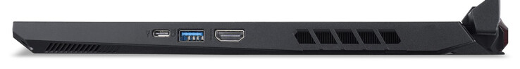 Lado derecho: USB 3.2 Gen 2 (Tipo-C), USB 3.2 Gen 2 (Tipo-A), HDMI