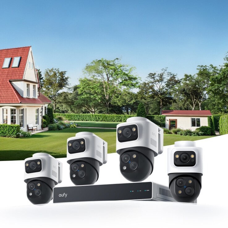 El kit del sistema de seguridad NVR eufy S4 Max. (Fuente de la imagen: eufy)