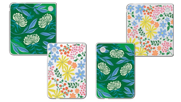 Las fundas de edición limitada de Kobo tienen un diseño floral.