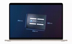 El MacBook Air consigue un mayor rendimiento con la ayuda de AirJet Mini. (Imagen: Apple / Frore Systems, editado)