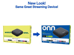 El Onn 4K Pro y sus hermanos vienen ahora en una caja rediseñada. (Fuente de la imagen: Walmart)
