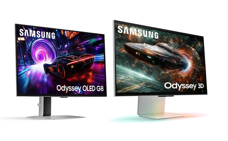 El Odyssey G81SF y el Odyssey 3D G90XF de izquierda a derecha. (Fuente de la imagen: Samsung)