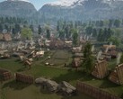 Una imagen que muestra una ciudad en la Tierra de los Vikingos.