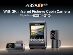 La dash cam VIOFO A329S 3CH puede capturar secuencias de hasta 4K/60 fps (Fuente de la imagen: VIOFO)