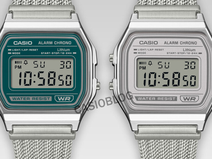 Las Casio A158WEM-3 y A158WEM-7. (Fuente de la imagen: Casioblog)