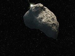 Impresión artística de un asteroide