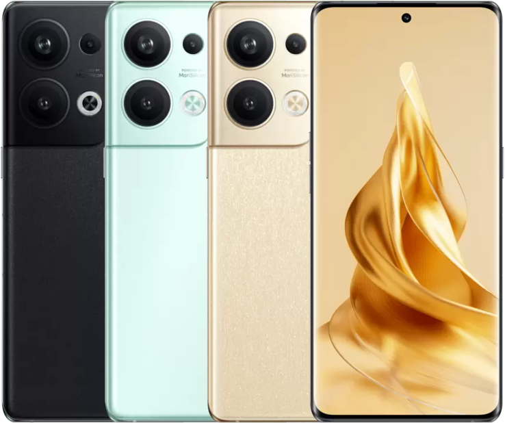 Las nuevas opciones de color del Reno9 Pro Plus. (Fuente: OPPO)