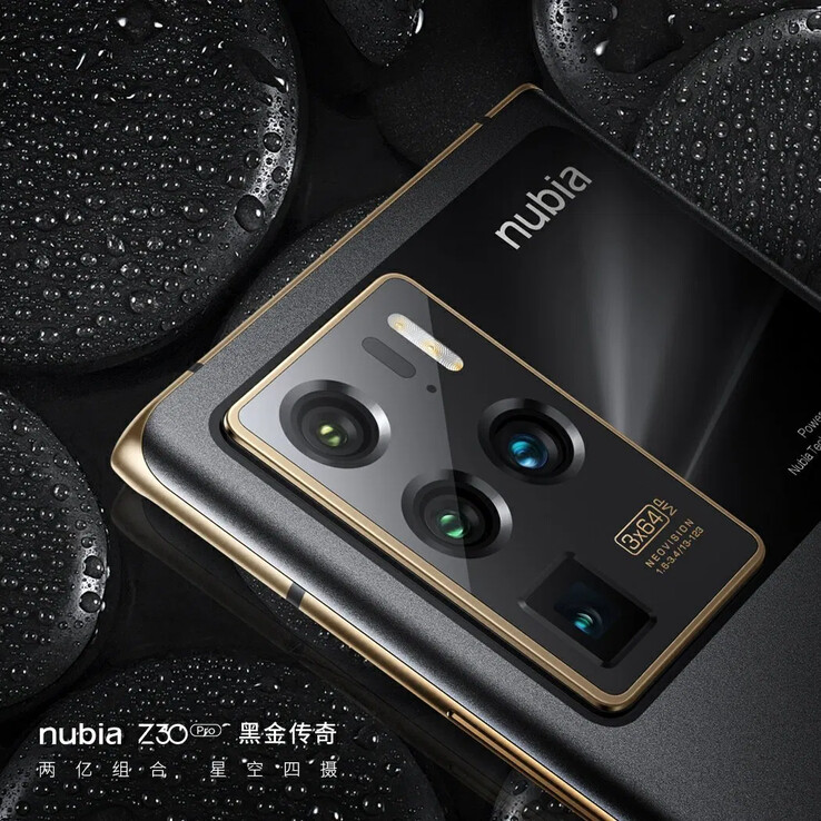 El Z30 Pro viene en opciones de color negro, plata o "Black Gold Legend". (Fuente: Nubia)