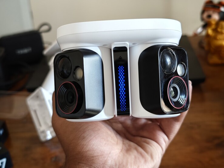 La cámara de seguridad Baseus X1 Pro tiene dos objetivos 3K independientes